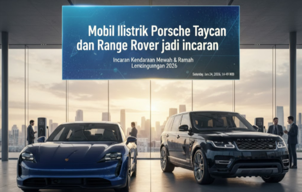 Mobil listrik Porsche Taycan dan Range Rover jadi incaran